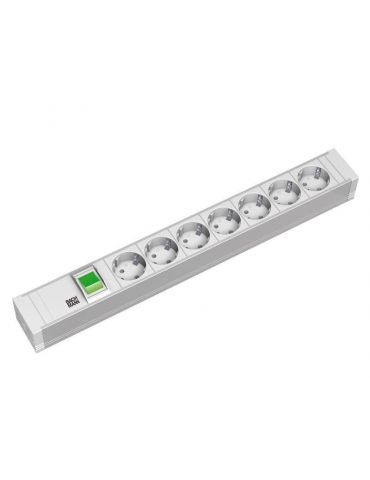 Pdu bachmann 1.5u pt. rack 19 inch 7 prize schuko intrare schuko max 10 a cablu 2 m gri 333.600 (include tv 3.50lei) Bachmann -  - Tik.ro