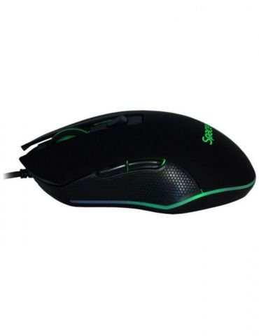 Mouse  spacer - gaming gaming cu fir usb optic 2400 dpi butoane/scroll 6/1 iluminare negru sp-gm-01 (include tv 0.18lei) Spacer 