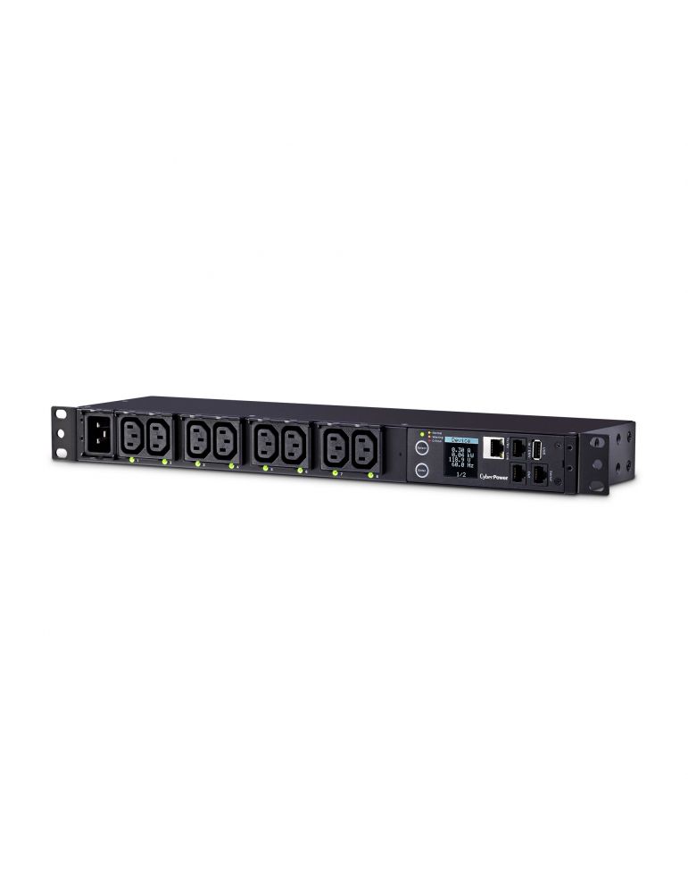 Power Strips & Surge Suppressors Pdu cyber power 1u pt. rack 19 inch 8 prize iec intrare iec max 16 a pdu81005 (include tv 3.50lei)