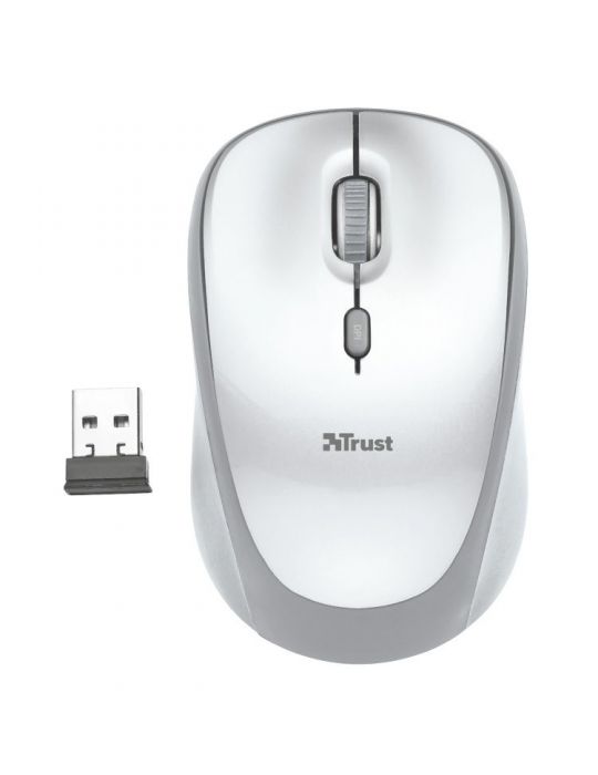 Trust yvi wireless mouse - white tr-23386 (include tv 0.18lei) Trust - 1