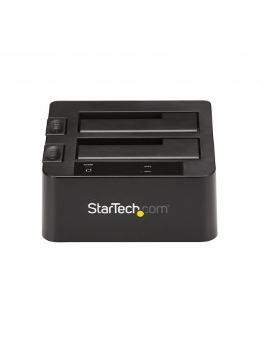 StarTech.com SDOCK2U313 stație docking driver stocare USB 3.2 Gen 2 (3.1 Gen 2) Type micro-B Negru