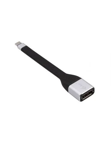 i-tec C31FLATDP60HZ adaptor pentru cabluri video 0,11 m USB tip-C DisplayPort Negru - Tik.ro