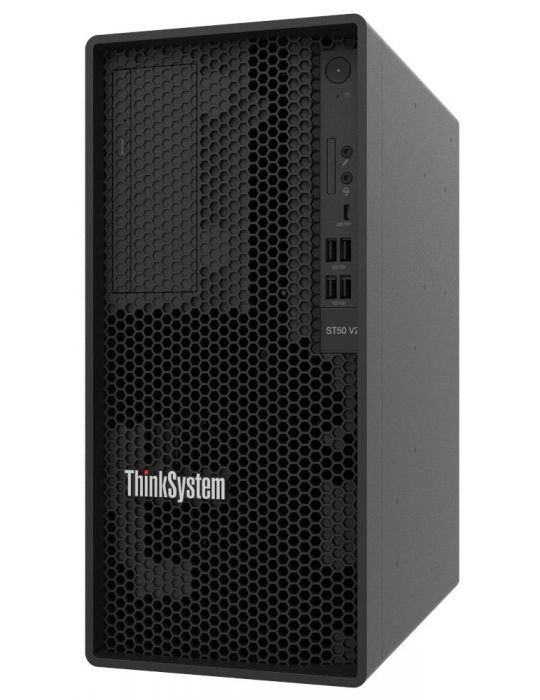 Lenovo ThinkSystem ST50 V2 servere 1,92 TB Tower Intel Xeon E E-2324G 3,1 GHz 16 Giga Bites DDR4-SDRAM 500 W