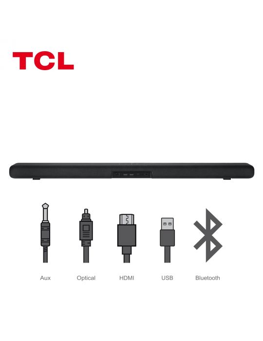 TCL 8 Series TS8111 sisteme de difuzoare tip bară de sunet Negru 2.1 canale 260 W