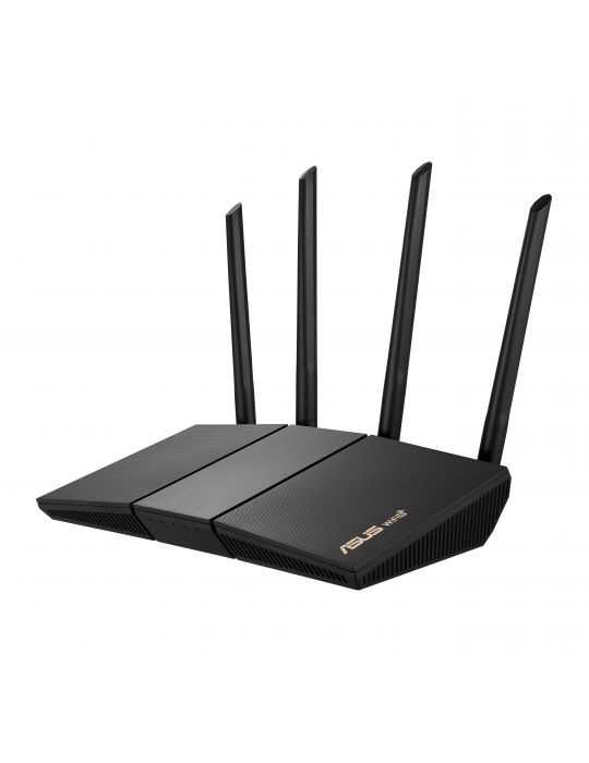 ASUS RT-AX57 router wireless Gigabit Ethernet Bandă dublă (2.4 GHz  5 GHz) Negru