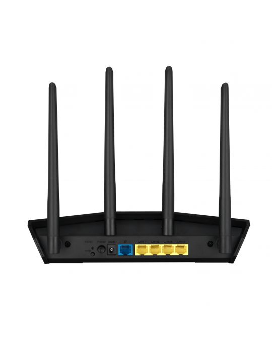 ASUS RT-AX57 router wireless Gigabit Ethernet Bandă dublă (2.4 GHz  5 GHz) Negru
