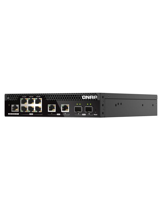 QNAP QSW-M2106R-2S2T switch-uri Gestionate L2 10G Ethernet (100 1000 10000) 1U Negru
