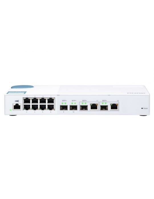 QNAP QSW-M408-2C switch-uri Gestionate L2 10G Ethernet (100 1000 10000) Alb