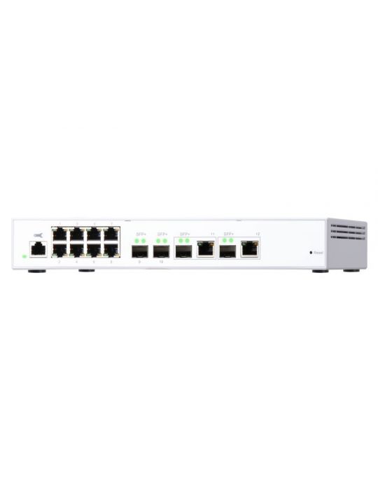 QNAP QSW-M408-2C switch-uri Gestionate L2 10G Ethernet (100 1000 10000) Alb