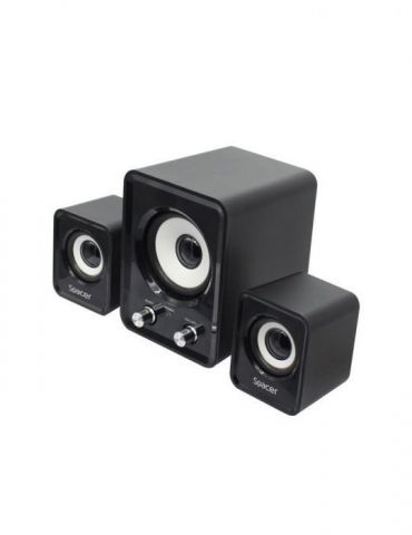 Boxe spacer 2.1 rms:  11w (2 x 3w + 5w) control volum usb power black spb-807-bk   (include tv 1.5 lei) Spacer - 1