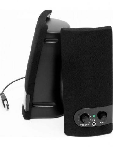 Boxe spacer 2.0 rms:  6w (2 x 3w) control volum mufa casti usb power black spb-216 (include tv 0.8lei) /43501556 Spacer - 1