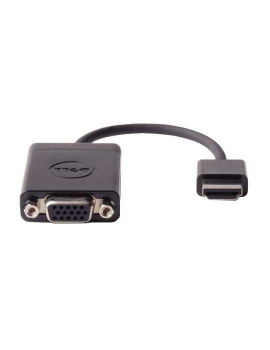 DELL DAUBNBC084 adaptor pentru cabluri video 0,17 m HDMI VGA (D-Sub) Negru