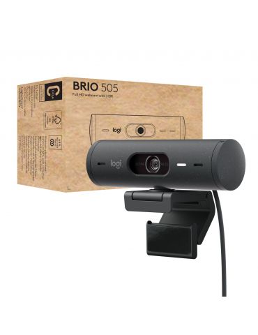 Logitech Brio 505 camere web 4 MP 1920 x 1080 Pixel USB Negru - Tik.ro