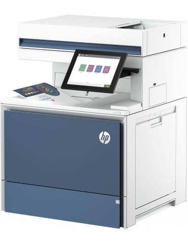 HP Color LaserJet Enterprise Imprimantă MFP 6800dn, Imprimare, copiere, scanare, fax (opțional), Alimentator automat de