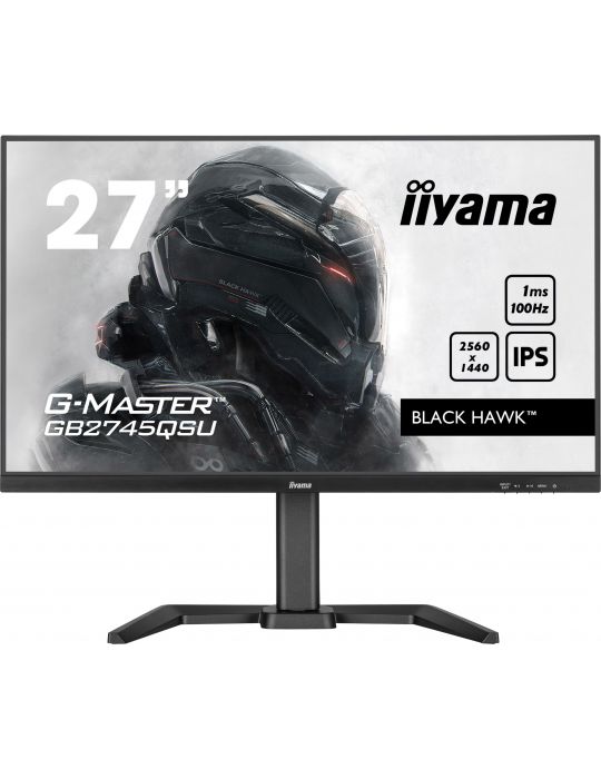 iiyama G-MASTER GB2745QSU-B1 monitoare LCD 68,6 cm (27") 2560 x 1440 Pixel 2K Ultra HD LED Negru