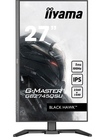 iiyama G-MASTER GB2745QSU-B1 monitoare LCD 68,6 cm (27") 2560 x 1440 Pixel 2K Ultra HD LED Negru