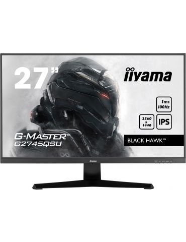 iiyama G-MASTER G2745QSU-B1 monitoare LCD 68,6 cm (27") 2560 x 1440 Pixel Dual WQHD LED Negru - Tik.ro