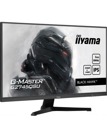 iiyama G-MASTER G2745QSU-B1 monitoare LCD 68,6 cm (27") 2560 x 1440 Pixel Dual WQHD LED Negru