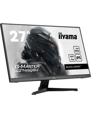 iiyama G-MASTER G2745QSU-B1 monitoare LCD 68,6 cm (27") 2560 x 1440 Pixel Dual WQHD LED Negru