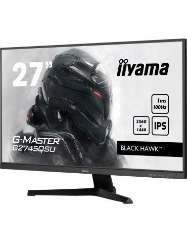 iiyama G-MASTER G2745QSU-B1 monitoare LCD 68,6 cm (27") 2560 x 1440 Pixel Dual WQHD LED Negru