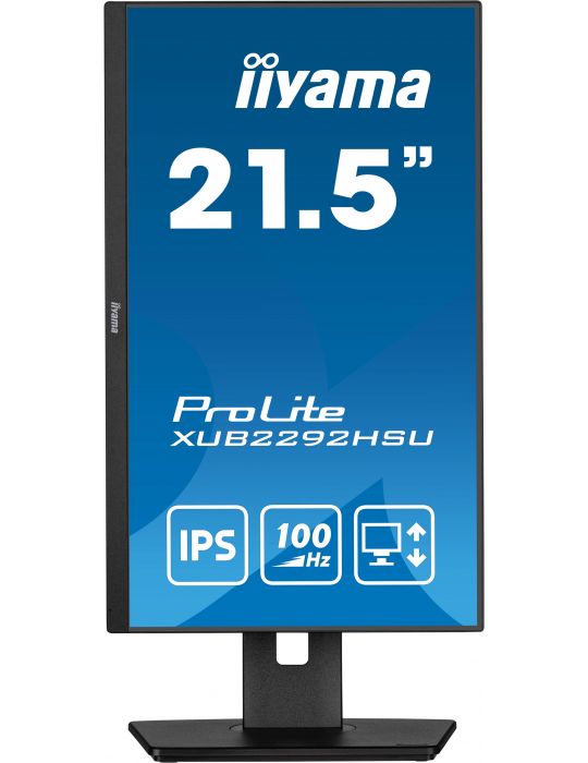 iiyama ProLite XUB2292HSU-B6 monitoare LCD 55,9 cm (22") 1920 x 1080 Pixel Full HD LED Negru