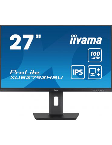 iiyama ProLite monitoare LCD 68,6 cm (27") 1920 x 1080 Pixel Full HD LED Negru - Tik.ro