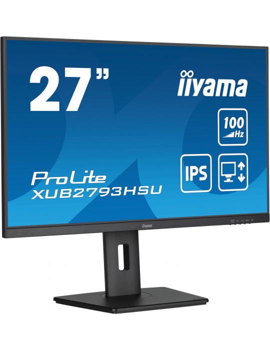 iiyama ProLite monitoare LCD 68,6 cm (27") 1920 x 1080 Pixel Full HD LED Negru