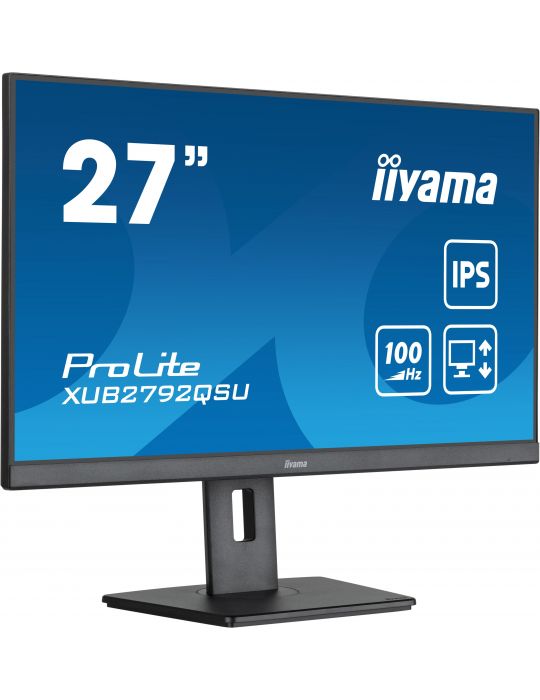 iiyama ProLite monitoare LCD 68,6 cm (27") 2560 x 1440 Pixel Full HD LED Negru