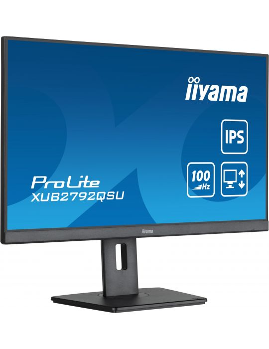 iiyama ProLite monitoare LCD 68,6 cm (27") 2560 x 1440 Pixel Full HD LED Negru