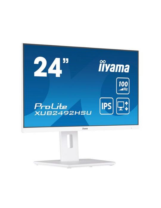 iiyama XUB2492HSU-W6 monitoare LCD 60,5 cm (23.8") 1920 x 1080 Pixel Full HD LED Alb