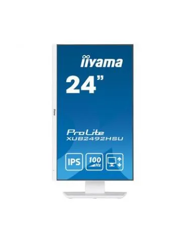 iiyama XUB2492HSU-W6 monitoare LCD 60,5 cm (23.8") 1920 x 1080 Pixel Full HD LED Alb