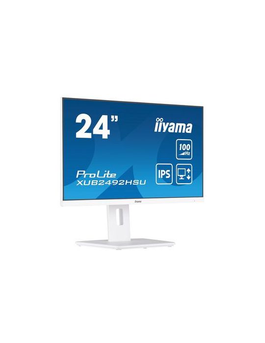 iiyama XUB2492HSU-W6 monitoare LCD 60,5 cm (23.8") 1920 x 1080 Pixel Full HD LED Alb