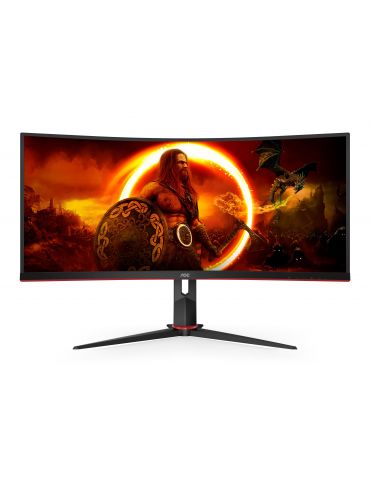 AOC G2 CU34G2XP BK monitoare LCD 86,4 cm (34") 3440 x 1440 Pixel - Tik.ro