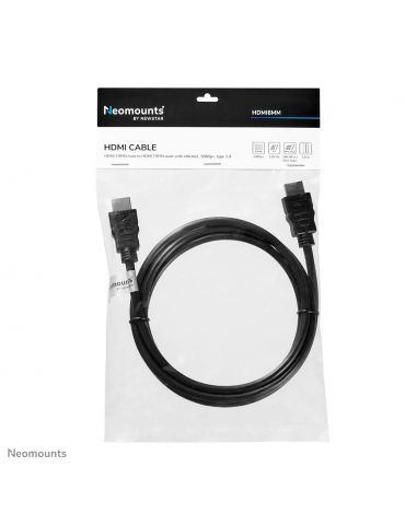 Neomounts HDMI6MM cablu HDMI 2 m HDMI Tip A (Standard) Negru