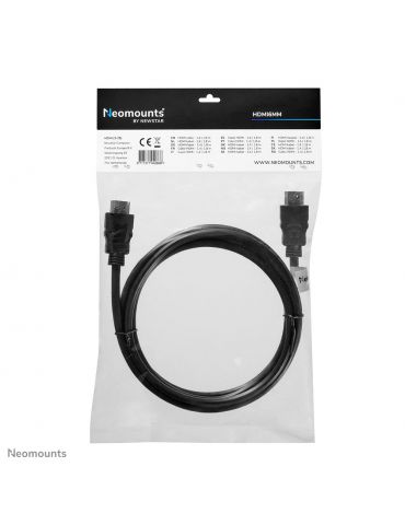 Neomounts HDMI6MM cablu HDMI 2 m HDMI Tip A (Standard) Negru