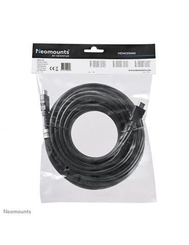 Neomounts HDMI35MM cablu HDMI 10 m HDMI Tip A (Standard) Negru