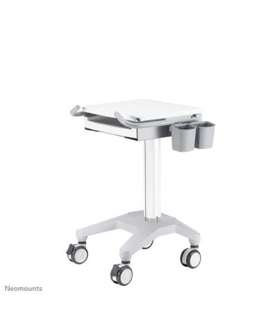 Neomounts MED-M200 cărucioare și standuri pentru multimedia Alb Laptop Raft pe roți multimedia