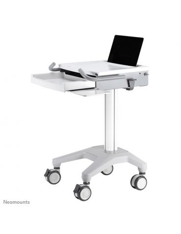 Neomounts MED-M200 cărucioare și standuri pentru multimedia Alb Laptop Raft pe roți multimedia