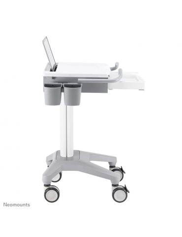 Neomounts MED-M200 cărucioare și standuri pentru multimedia Alb Laptop Raft pe roți multimedia
