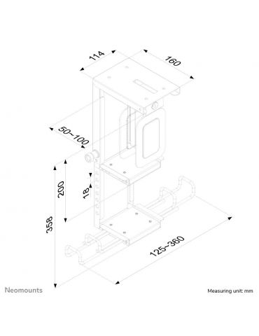 Neomounts CPU-D075BLACK LK kituri pentru montare