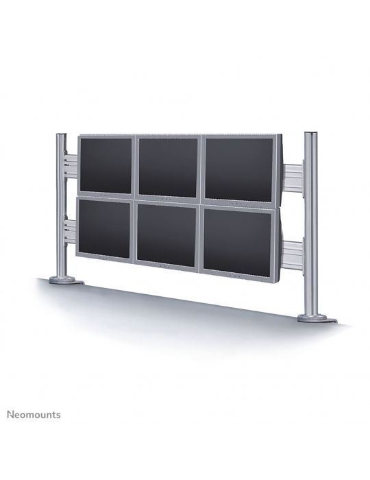 Neomounts FPMA-DTB200 sistem montare monitor stand 61 cm (24") Argint Birou