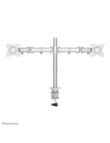 Neomounts NM-D135DSILVER sistem montare monitor stand 68,6 cm (27") Argint Birou