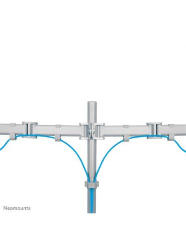 Neomounts NM-D135DSILVER sistem montare monitor stand 68,6 cm (27") Argint Birou