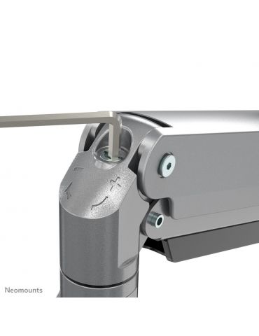 Neomounts NM-D775DX3SILVER sistem montare monitor stand 68,6 cm (27") Argint Birou
