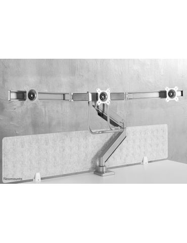 Neomounts NM-D775DX3SILVER sistem montare monitor stand 68,6 cm (27") Argint Birou