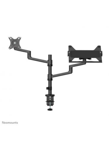 Neomounts DS20-425BL2 suport laptop Braț laptop & monitor Negru 43,9 cm (17.3")