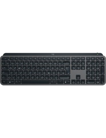 Logitech MX Keys S tastaturi RF Wireless + Bluetooth QWERTZ Germană Grafit - Tik.ro