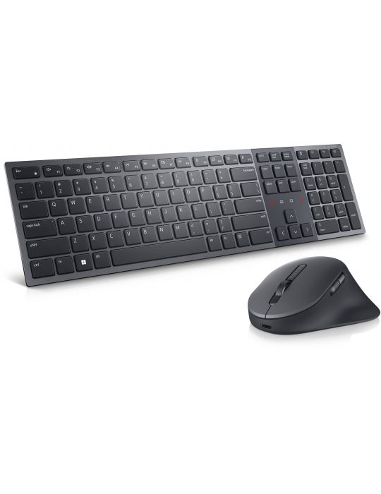 DELL KM900 tastaturi Mouse inclus RF Wireless + Bluetooth QWERTZ Germană Grafit