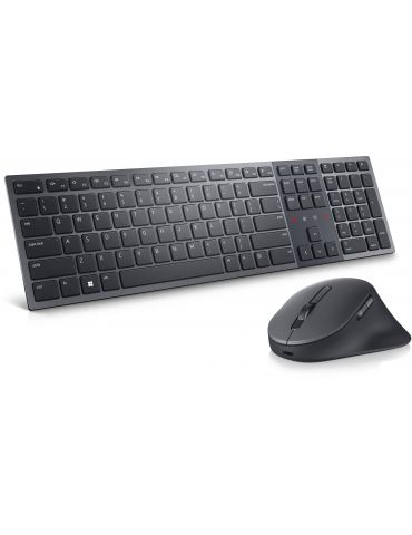 DELL KM900 tastaturi Mouse inclus RF Wireless + Bluetooth QWERTY Engleză Regatul Unit Grafit - Tik.ro