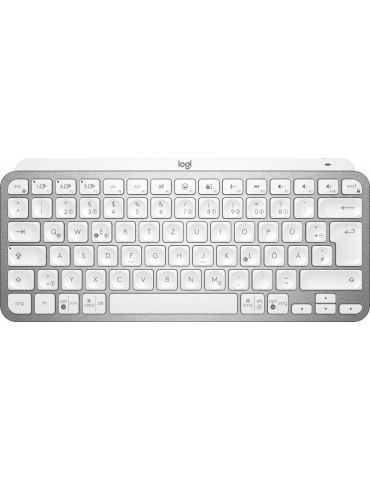 Logitech MX Keys Mini tastaturi RF Wireless + Bluetooth QWERTZ Germană Gri - Tik.ro